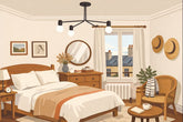 How to Choose the Right Pendant Light Size for the Bedroom? A Guide Based on Bed Size