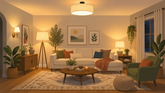 How Can Living Room Lighting Avoid Looking Like an Office?