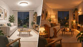 Why Do Some Living Rooms Feel More Comfortable with the Main Ceiling Light Off?