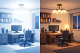 What Color Temperature Is Best for a Study Pendant Light? Choose 4000K Neutral White