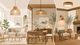 Which Interior Styles Work Well with Wooden Light Fixtures?