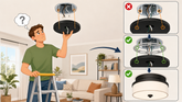 What If the Light Fixture Mounting Holes Do Not Match the Existing Junction Box?