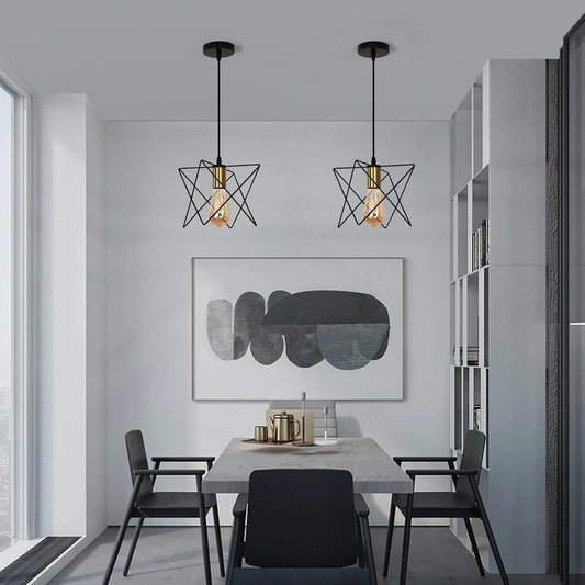 Suspension Luminaire Industrielle : Charme Rétro et Design Moderne ✨