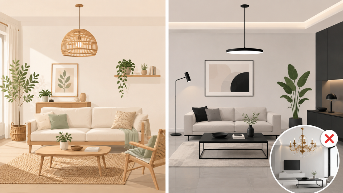 Comment choisir un luminaire selon le style des meubles ? Éviter l’effet dépareillé