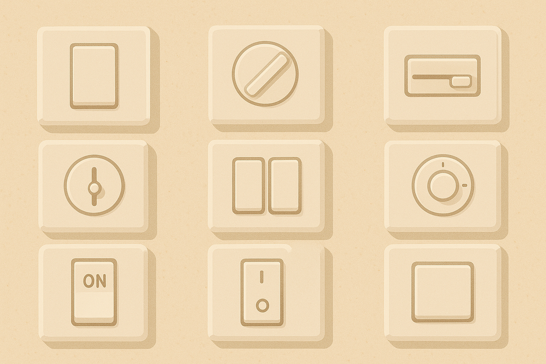 Styles d'interrupteurs d'éclairage : une variété de choix pour illuminer la vie