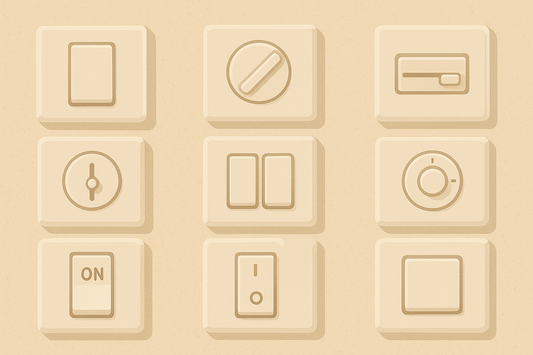 Styles d'interrupteurs d'éclairage : une variété de choix pour illuminer la vie