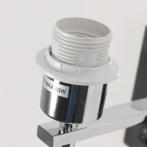 Applique de Chevet, LED Applique Murale Liseuse Chambre Bras Oscillant Titulaire E27 Veilleuse Murale (N'inclut pas les Ampoules)