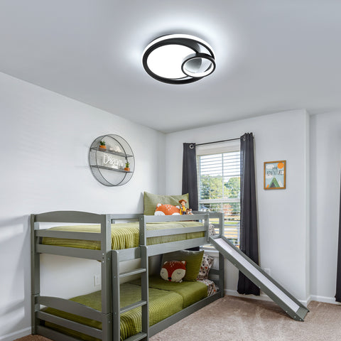 Plafonnier LED Moderne 36W, Économie d'Énergie 80%, Sans Scintillement, Design Épuré avec Abat-Jour en Acrylique Translucide, Idéal pour Salon et Salle de Bain