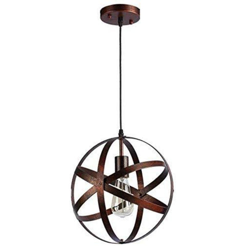 Lustre Suspension Industrielle Vintage, Éclairage de Plafond Rétro 30cm E27 pour Salon, Salle à Manger, Cuisine, Restaurant et Bar