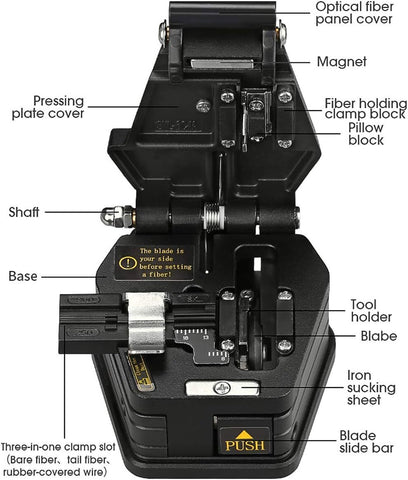 Cliveuse fibre optique Fibre fendoir câble SKL-6C Outils de couteau à fibre optique coupe haute Gaillet fibre de précision