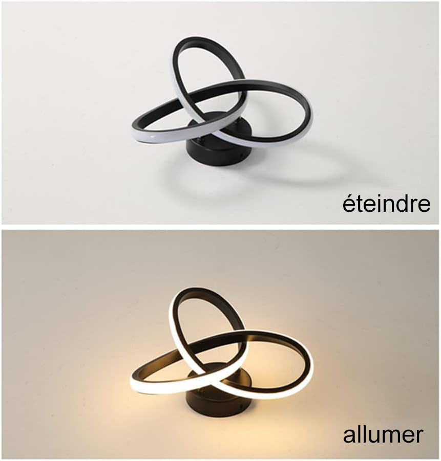 Schéma des effets d'éclairage au plafond