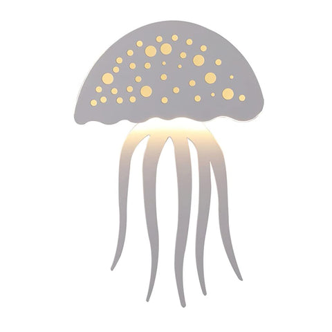 Applique Murale Méduse Blanche 32*21*4cm  9W Lumière Chaude Adaptée