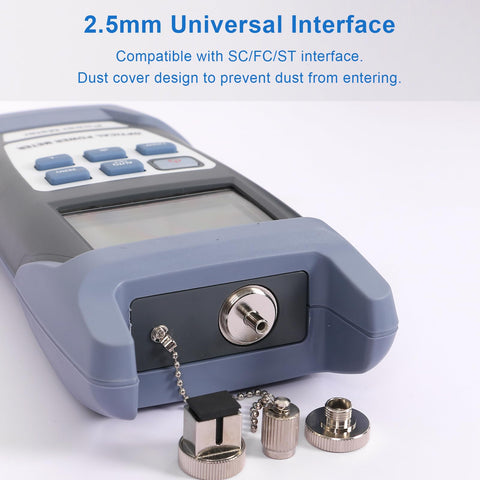 Fiber Optic Tools Cable Tester FC SC Power Meter & Visual Fault Locator with Sc, Fc Connector and Shoulder Toolkit