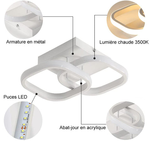 Détails du plafonnier