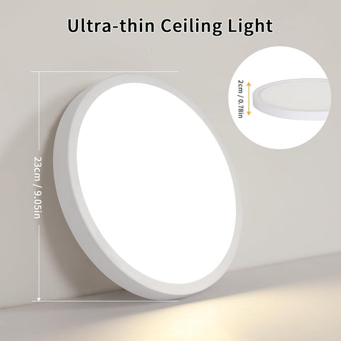 Tableau des dimensions des plafonniers