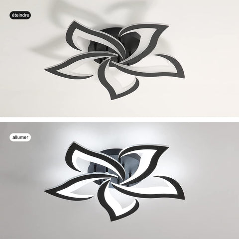 Schéma des effets d'éclairage au plafond