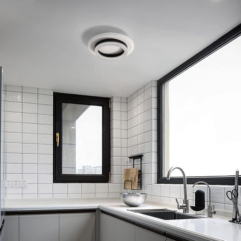 Plafonnier LED 21W Design moderne Rond Lampe de Plafond Blanc Froid 6000K 