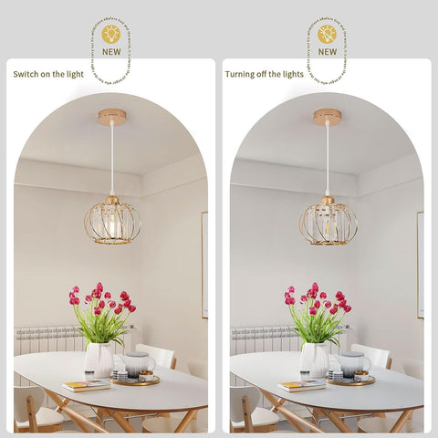 Effets de lumière du lustre