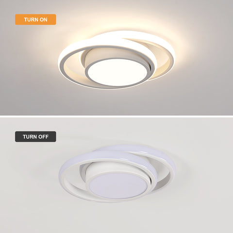 Plafonnier LED, Rond Lampe De Plafond 32W,  Moderne Luminaire Plafonnier Pour Couloir Coucher Cuisine Salon, Blanc Froid 4000K