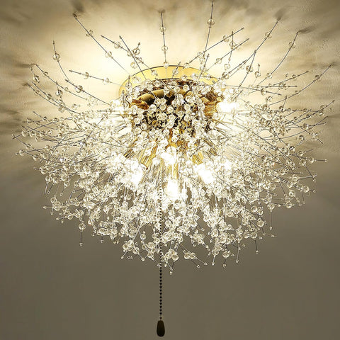 Luminaire Plafonnier en Cristal, Lustres de Feu d'Artifice Moderne