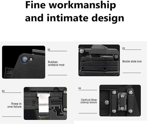 Cliveuse fibre optique Fibre fendoir câble SKL-6C Outils de couteau à fibre optique coupe haute Gaillet fibre de précision