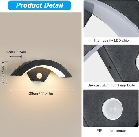 24W LED Outdoor Wall Light