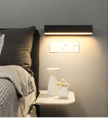 Modern LED Outdoor Wall Light 16W Black IP65 3000K
