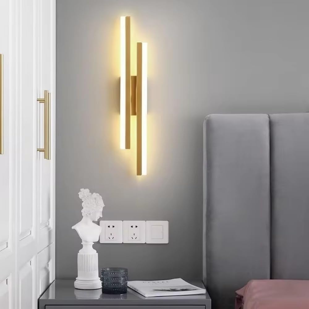 Modern LED Wall Light Gold – Linear Design