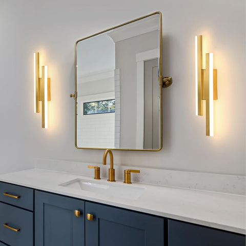 Modern LED Wall Light Gold – Linear Design