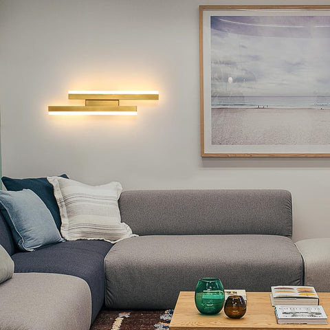 Modern LED Wall Light Gold – Linear Design