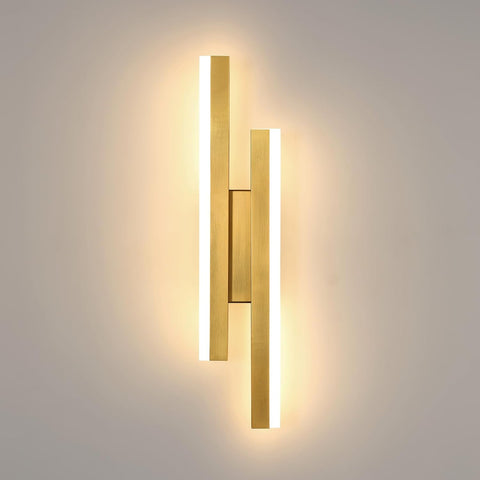 Modern LED Wall Light Gold – Linear Design