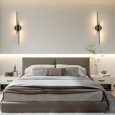 Modern Black LED Wall Light 24W