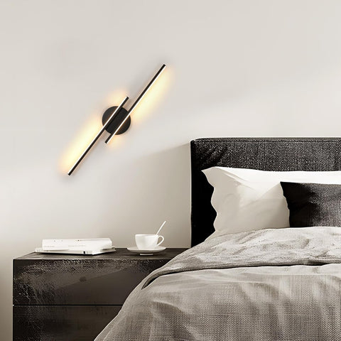 Modern Black LED Wall Light 24W