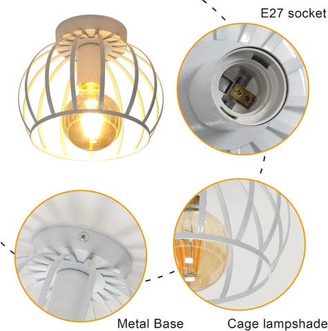 Vintage Industrial Ceiling Light