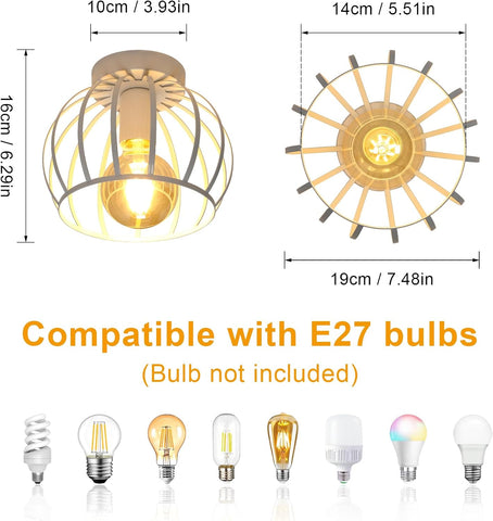 Vintage Industrial Ceiling Light