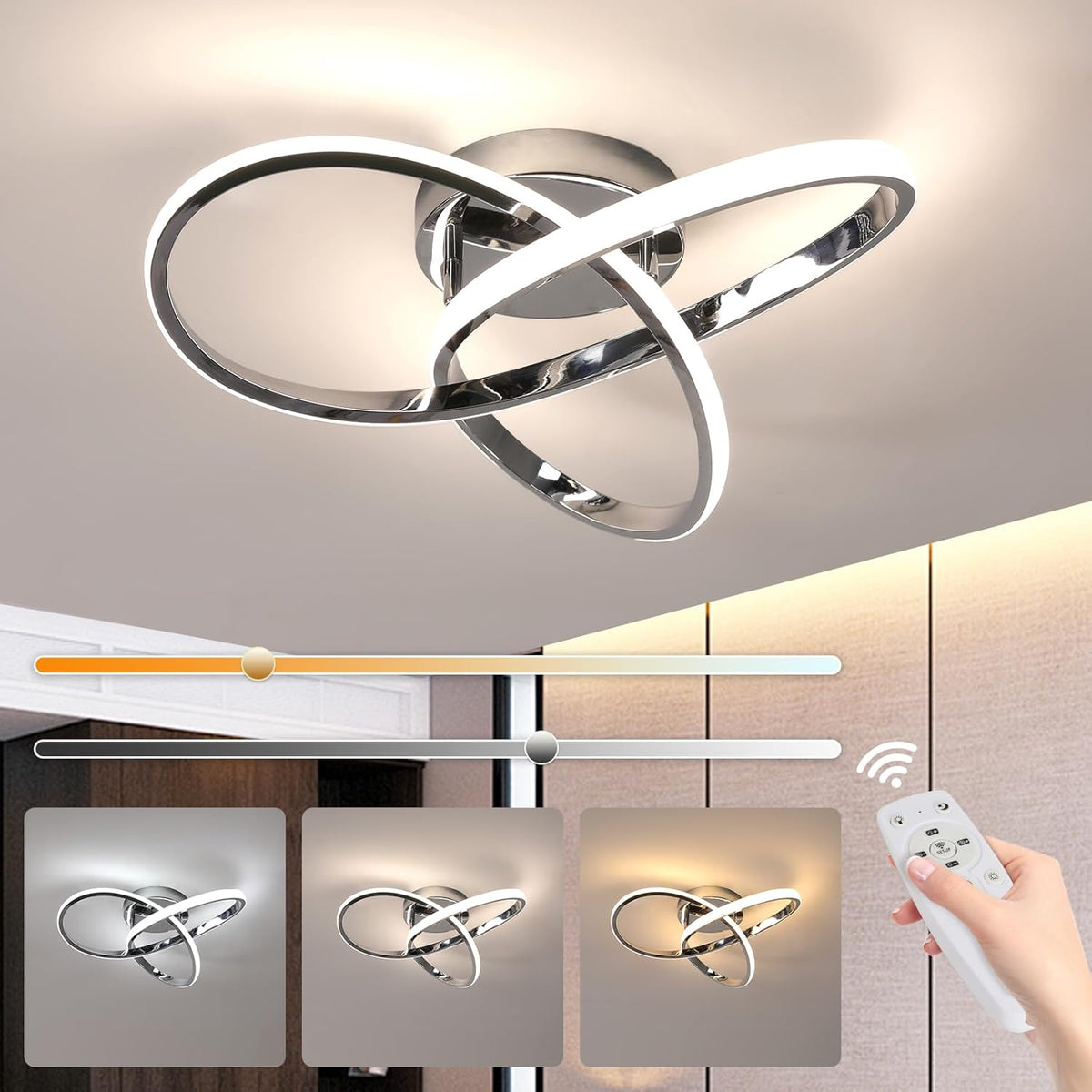 Creative LED Ceiling Light in Flower Shape