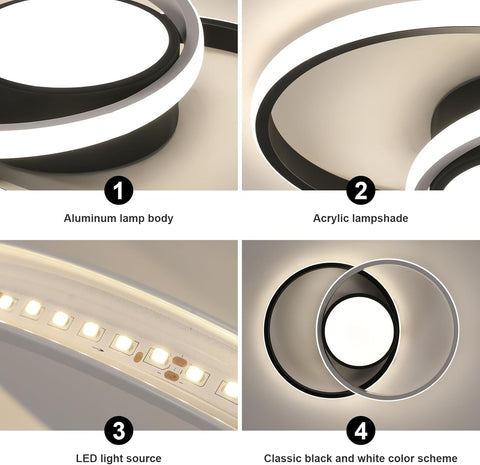 Modern Round LED Ceiling Light 42W