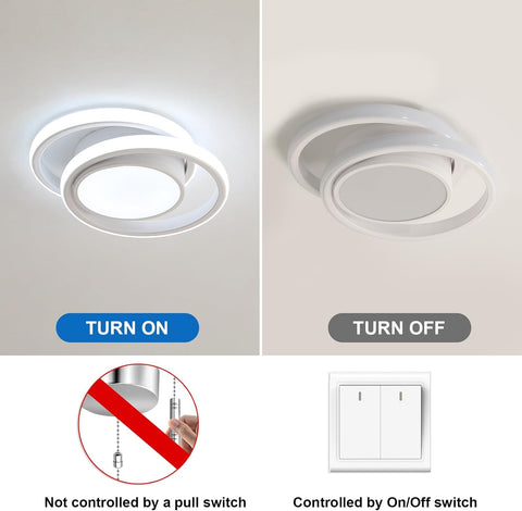 Modern Round LED Ceiling Light 32W 6500K