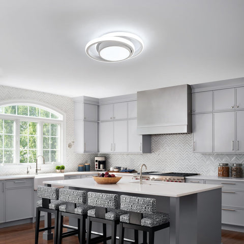 Modern Round LED Ceiling Light 32W 6500K