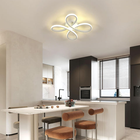 Modern LED Ceiling Light 30W Floral Design