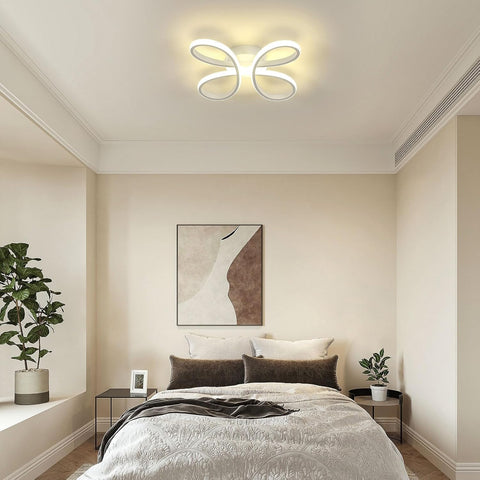 Modern LED Ceiling Light 30W Floral Design