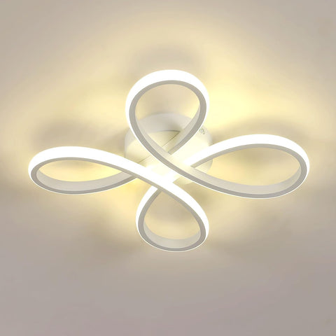 Modern LED Ceiling Light 30W Floral Design