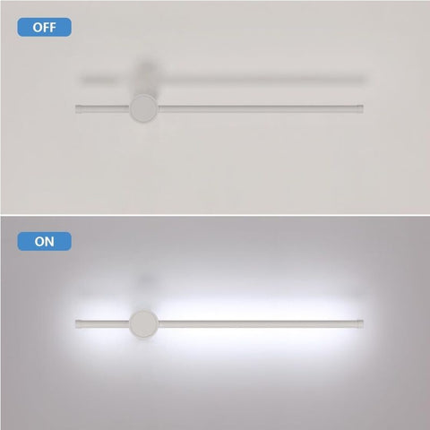 Diagramme de l'effet d'éclairage mural