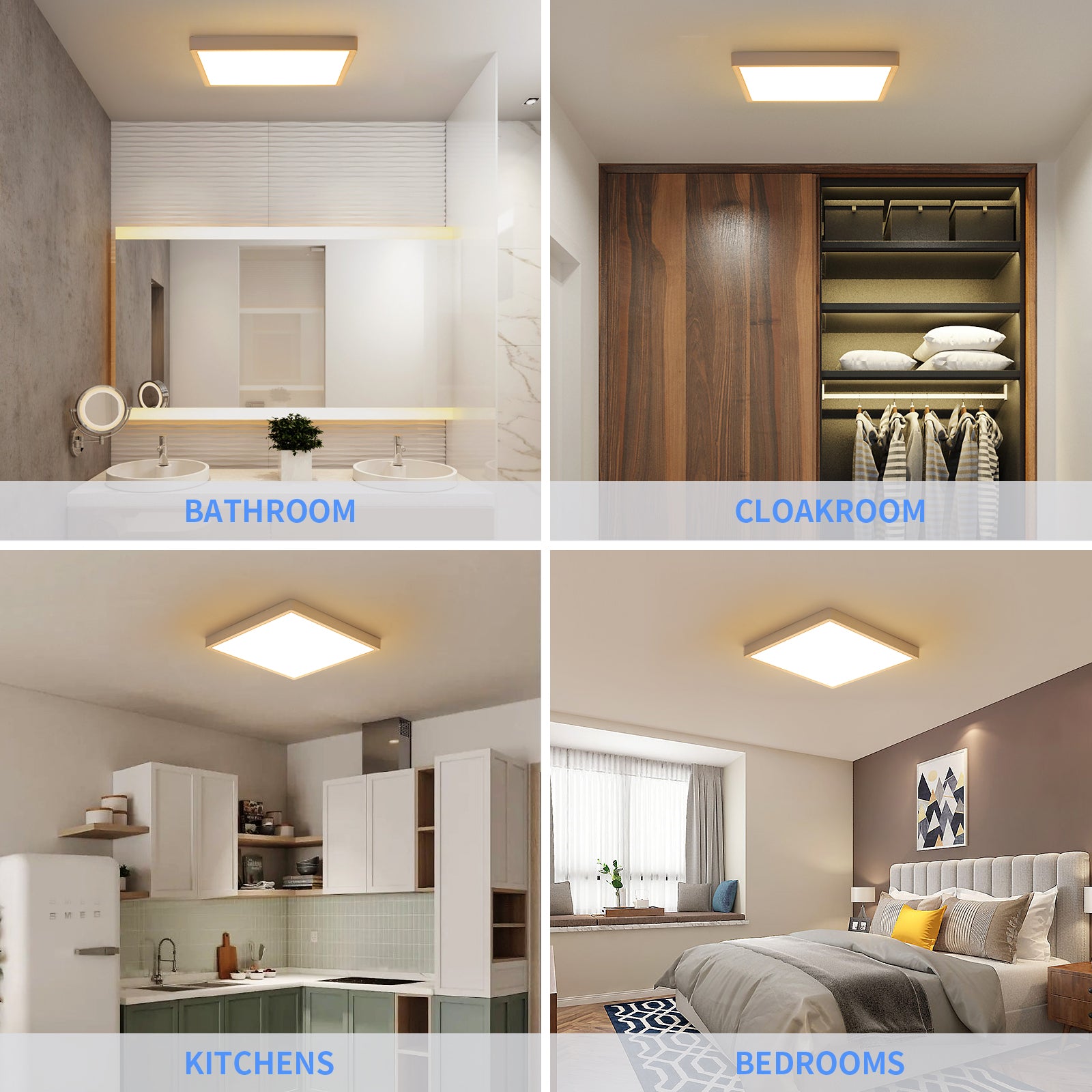 Diagramme de l'effet lumineux du plafonnier