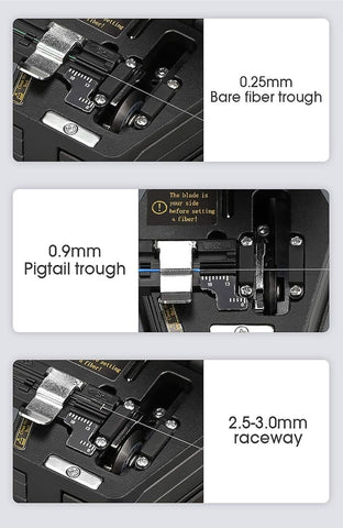 Cliveuse fibre optique Fibre fendoir câble SKL-6C Outils de couteau à fibre optique coupe haute Gaillet fibre de précision
