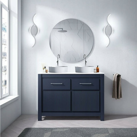 Applique Murale Créative, Blanc, 12W 6500K Lumière Blanche Froide, en Aluminium, Idéal pour Chambre