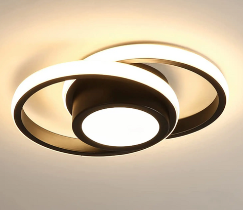 Plafonnier LED Rond 32W, Lampe de Plafond Moderne 2500lm, Luminaire Écoénergétique pour Salon, Cuisine, Couloir, Salle de Bains, Chambre