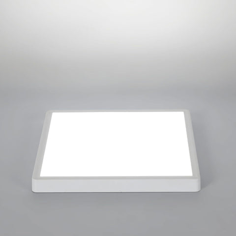 2PCS Plafonnier LED ultra-mince, Blanc Carré*30CM, 24W 6500K Lumière Blanche Froide