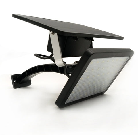 Applique solaire Extérieur Détecteur de Mouvement Lampe murale LED Blanc Froid 6000K Pour Cour Jardin Couloir Terrasse Proche Mur Pathway Patio Villa