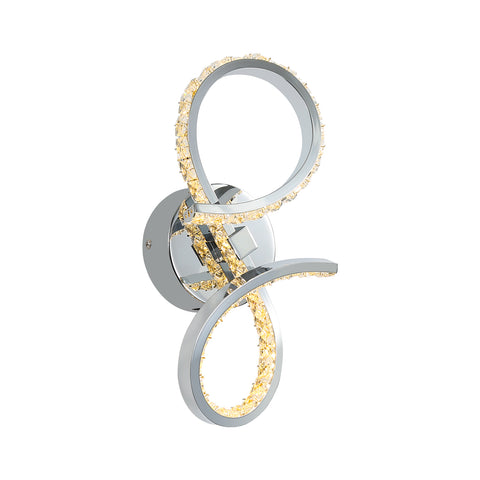 Applique Murale LED 12w Lampe Intérieur Murale Créative Moderne en Métal Lampe de Chevet Couleur Chaude 3000k, éClairage pour Chambre Couloir Salon Escaliers Bureau